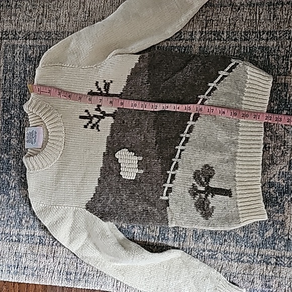 Vintage Aran wool handknit Rapaki Mahana sweater, made in New Zealand - Picture 10 of 15